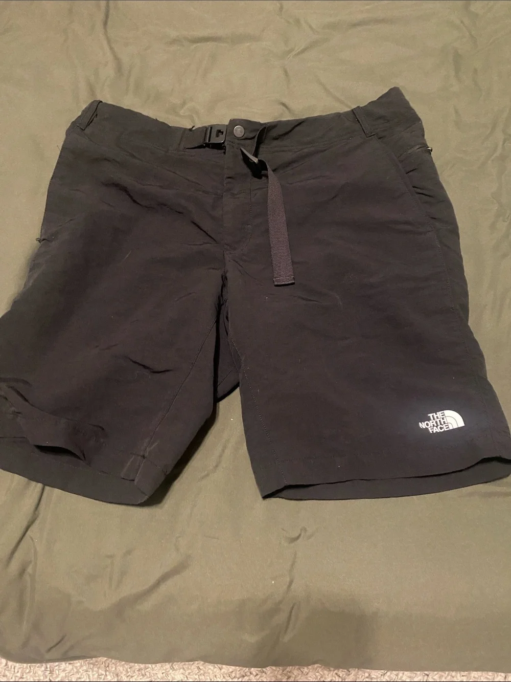 The North Face Men’s Black Swim Hybrids with Logo